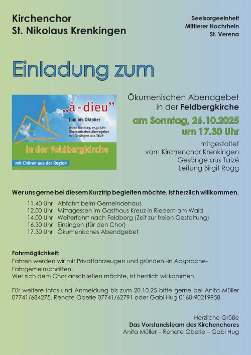 Startseite Kirchenchor