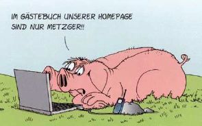 Schlachtfest cartoon